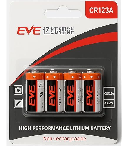 Amazon | EVE Energy CR123A 3V リチウム電池 2個入りパッケージ